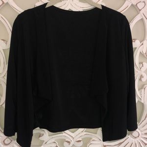 Cheryl Kids large black shrug for over dresses